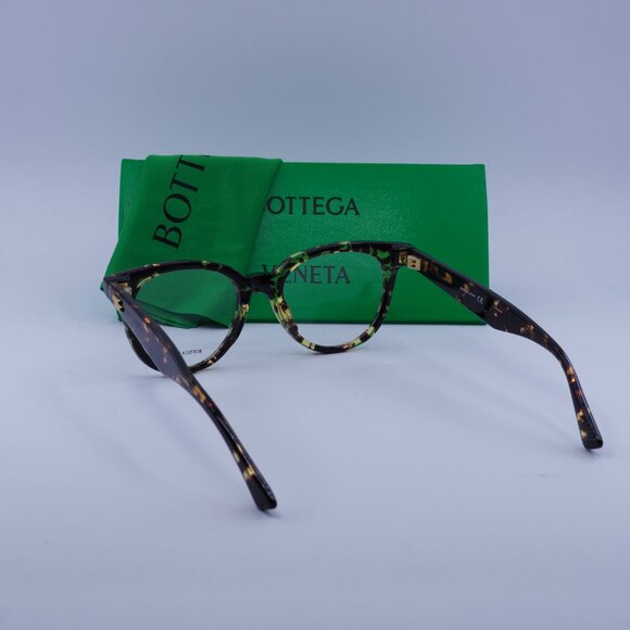 Bottega Veneta BV1020O 002 Cat Eye Eyeglasses 49mm – Havana - Picture 7 of 11